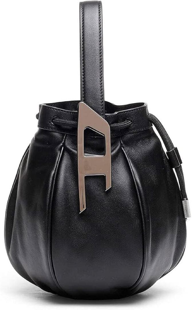 DIESEL ブラック 黒 レザーハンドバッグ 巾着型 レザー巾着バッグ(バッグ・ポーチ)｜Paul Stuart(ポール・スチュアート