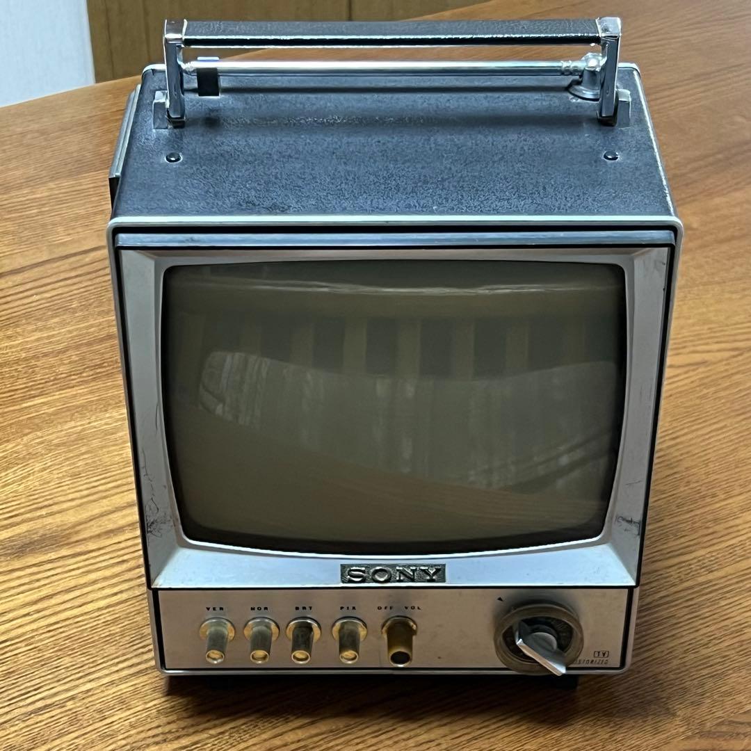 【ジャンク品】SONY トランジスターテレビ　9-304　箱付き Yahoo!オークション - SONY 9-304 トランジスタテレビ[ソニー][白黒テ