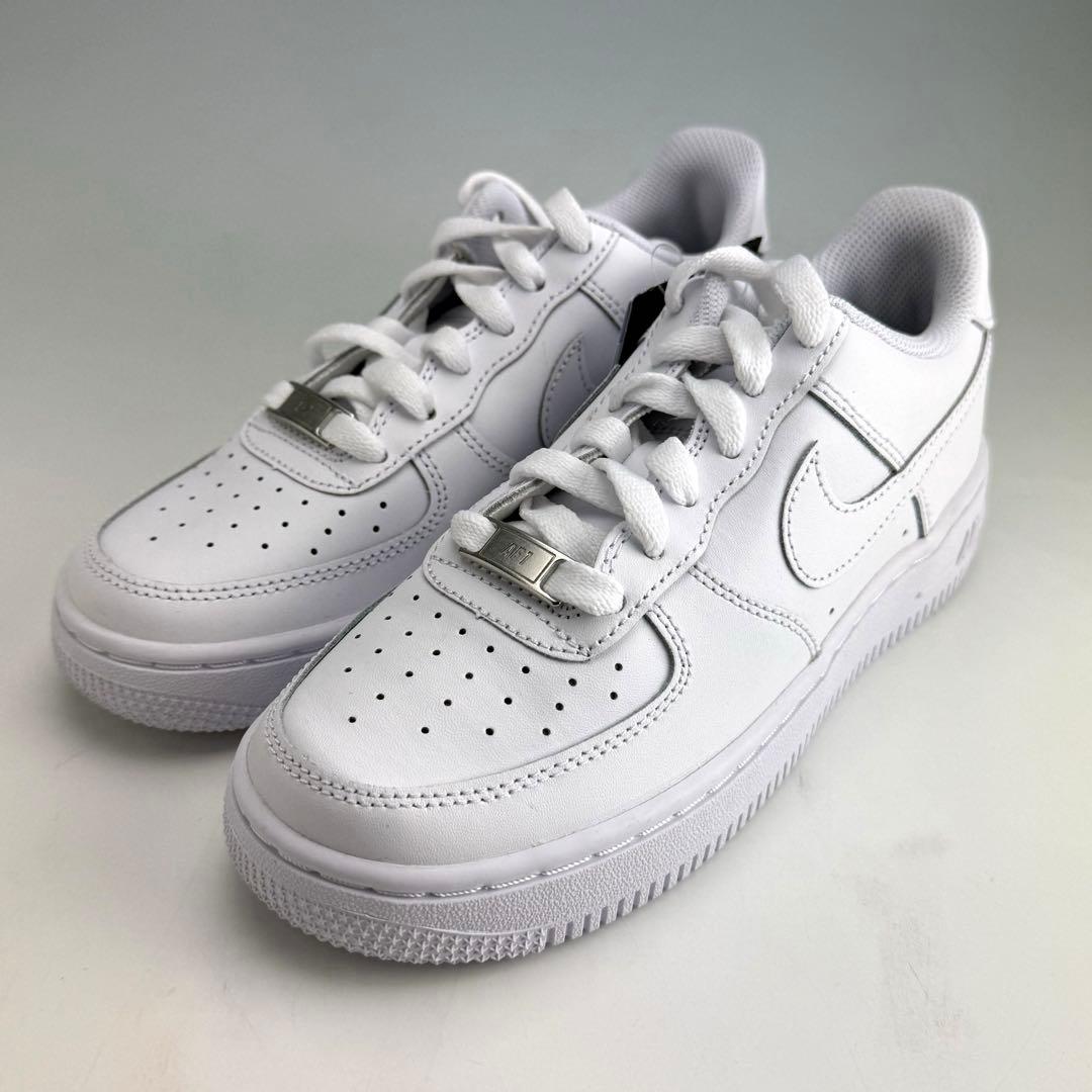 22cm ナイキ GS エアフォース1 LE \"ホワイト\" 白