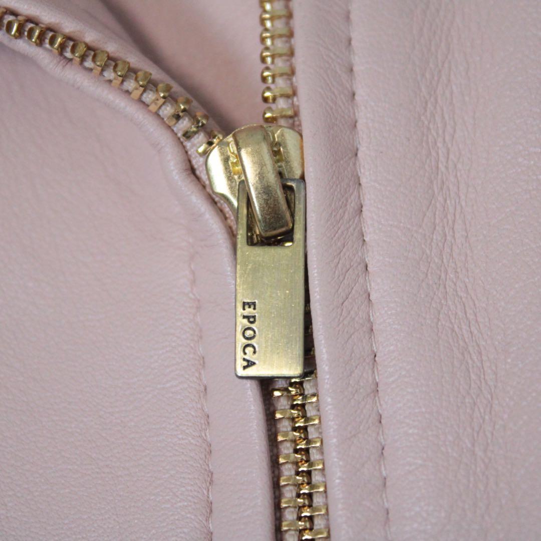 希少カラー EPOCA エポカ ラムレザー ダブルライダースジャケット