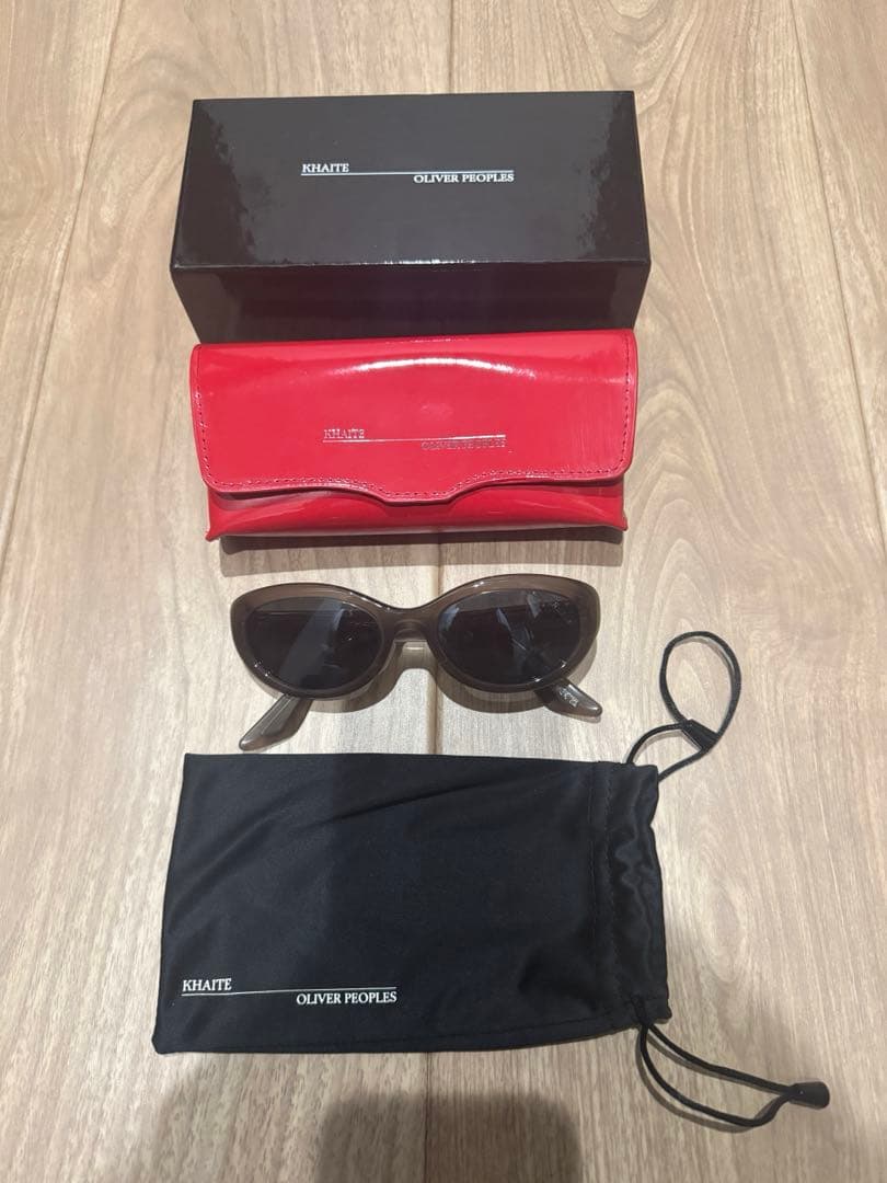 OLIVER PEOPLES × KHAITE サングラス 1969C KHAITE x Oliver Peoples 1969C in Vintage DTB