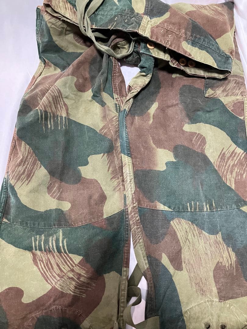 ベルギー軍 希少サイズ2 ブラッシュストロークカモ 実物 ヴィンテージ