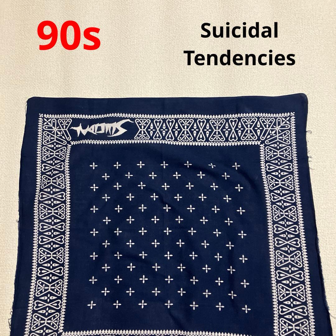 Suicidal Tendencies】1992年 バンダナ クロス柄 - メルカリ