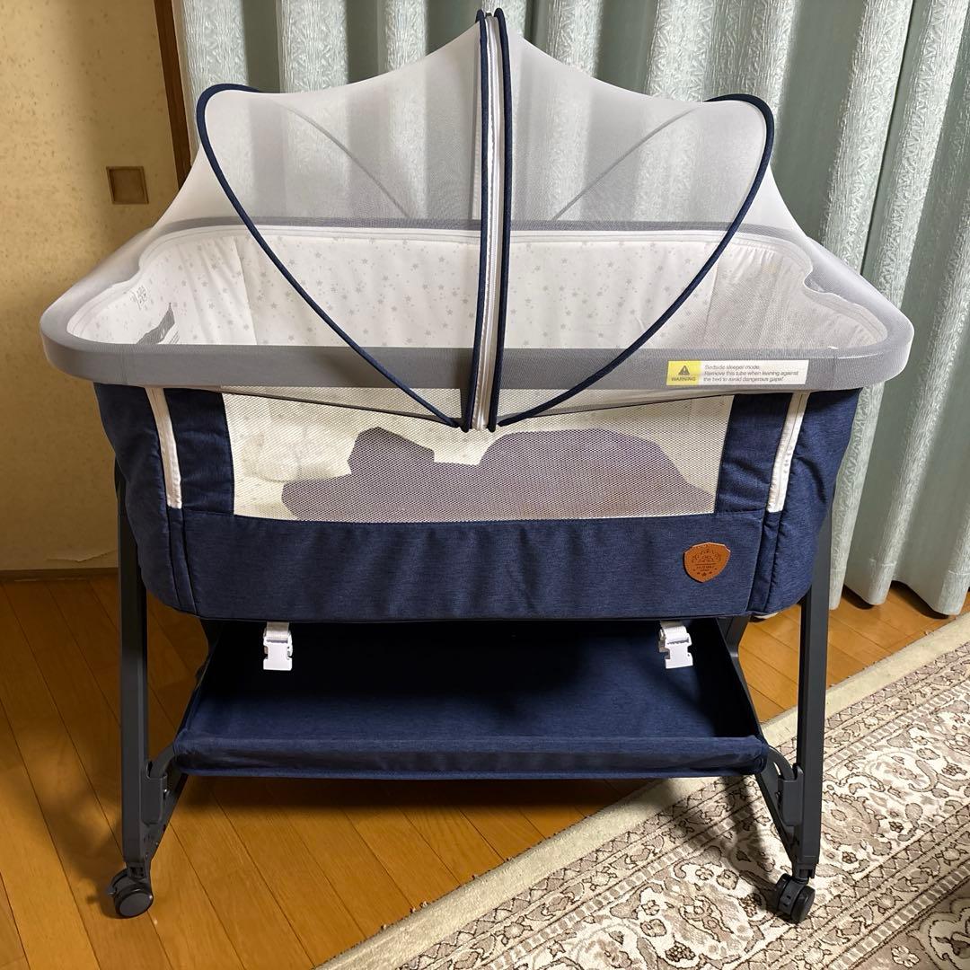 HZDMJ 折りたたみベビーベッド キャスター付 取説付 ブルー 楽天市場】「スーパーSALE限定！1000円OFFクーポン獲得！」HZDMJ