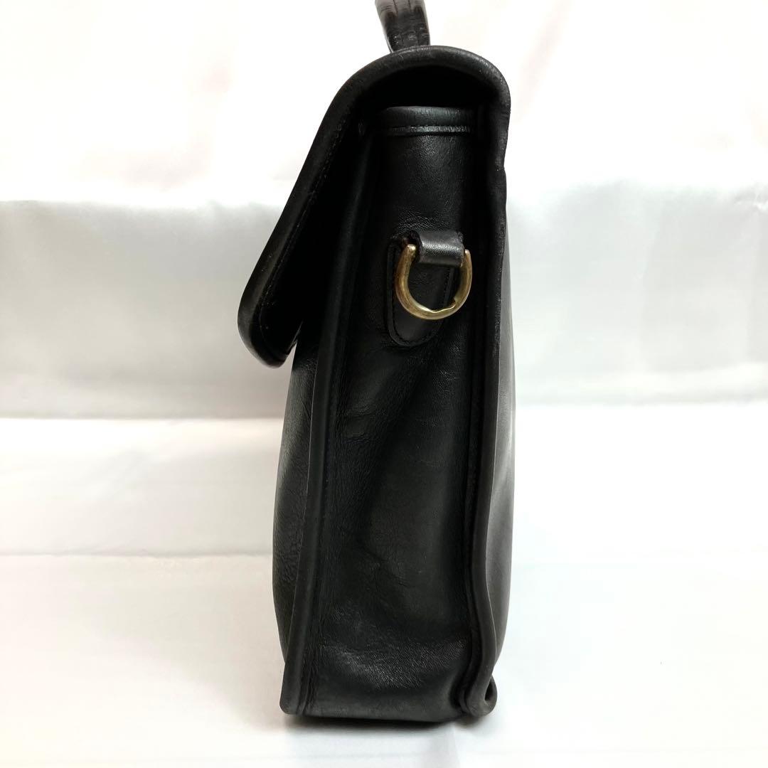 オールドコーチ ブリーフケース ターンロック 2way A4 レザー ブラック