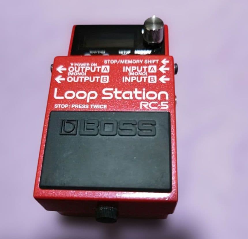 BOSS ループスティション RC-5 　　美品　　 PSA-100S電源付属 Boss RC-5 Loop Station Compact Phrase Recorder Pedal