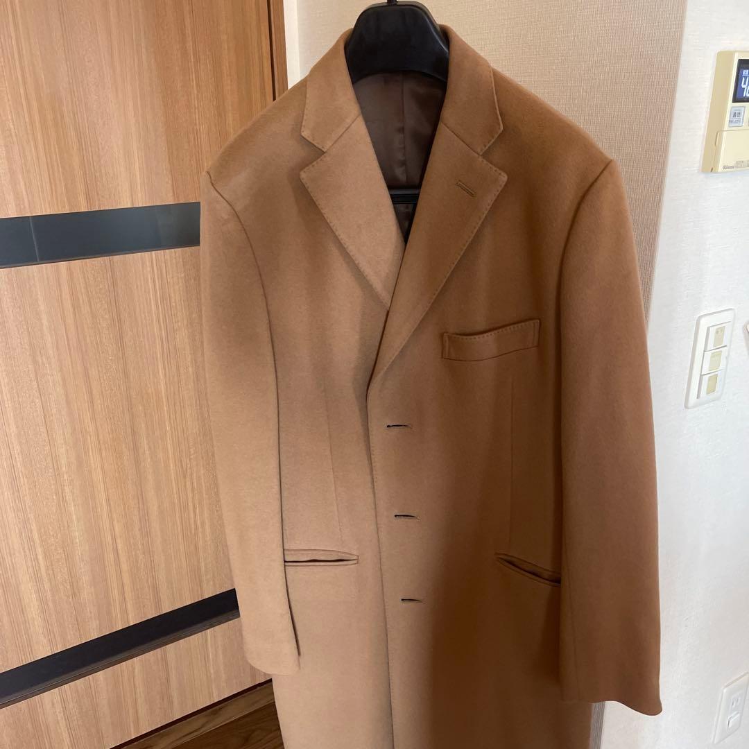 Pino Casalnuovo ベージュ カシミア100% メンズコート　52 メンズ コート＆トレンチ | Loro Piana