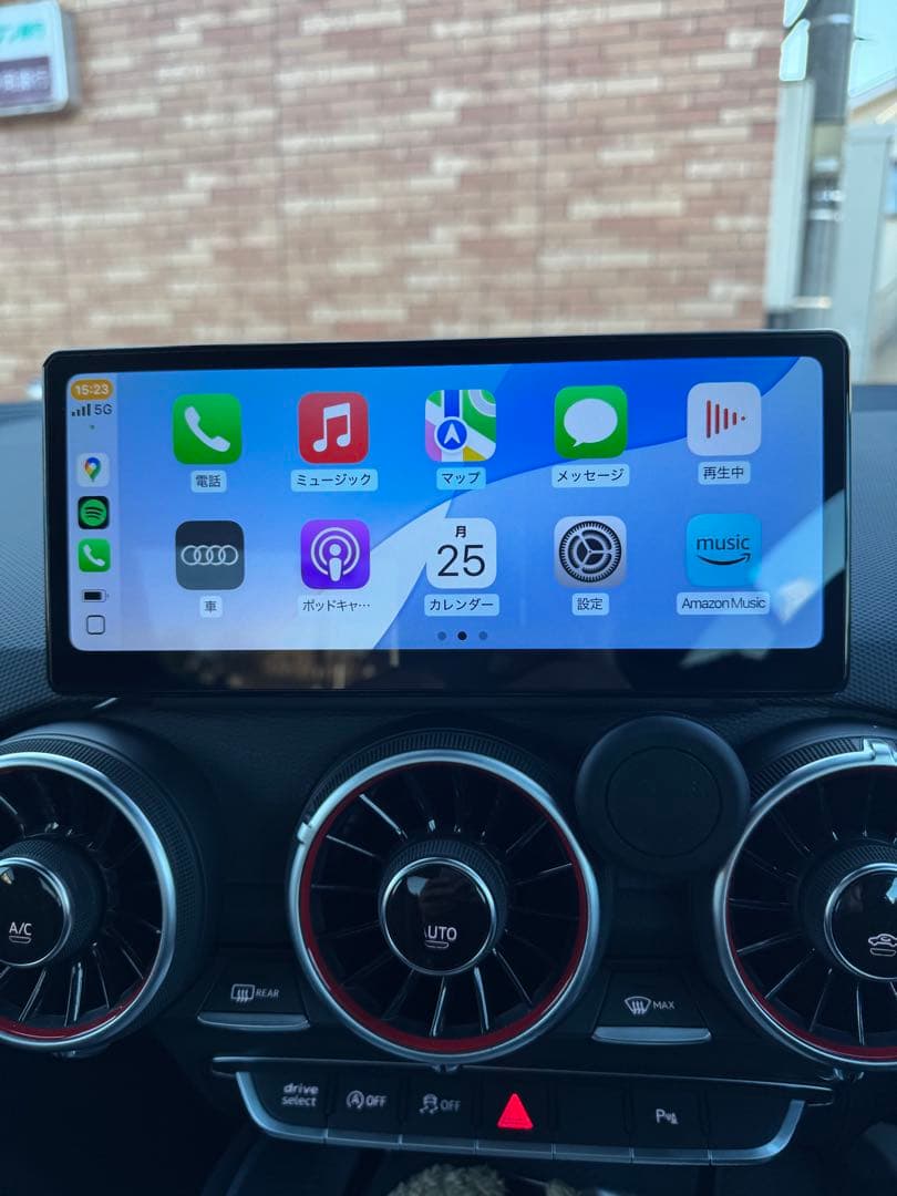 AUDI TT（8S）専用モニターステー 非売品（艶消し黒塗装済み） パネル