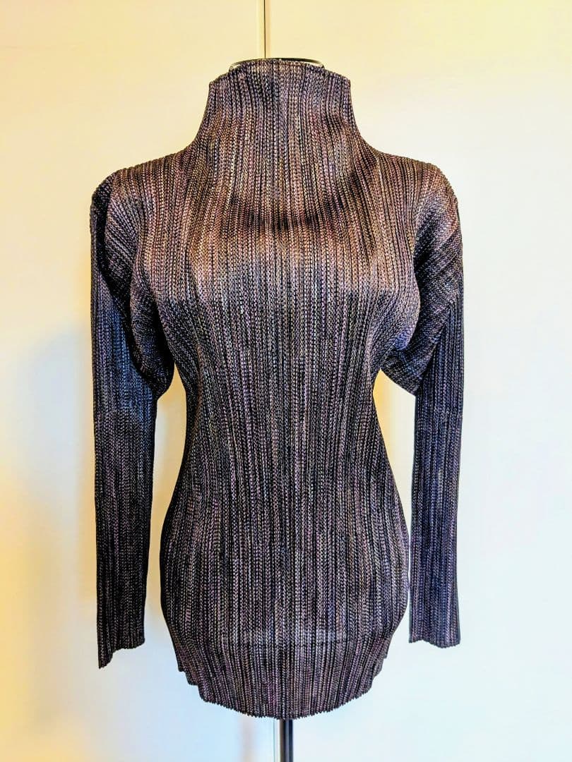 【美品】PLEATS PLEASE プリーツプリーズ　長袖カットソー PLEATS PLEASE ISSEY MIYAKE - ISSEY MIYAKE プリーツプリーズ