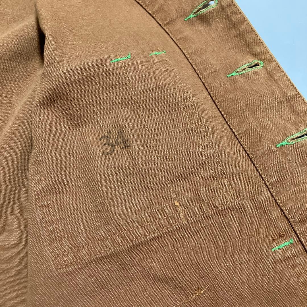 廃盤TCB jeans Foremen Vest フォアマンベストブラウンダック - メルカリ