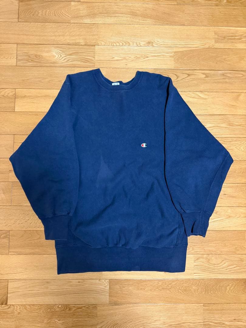 は*様 80S Champion Reverse Weave フェード雰囲気抜群 🇺🇸80s champion Reverse Weave Crew 