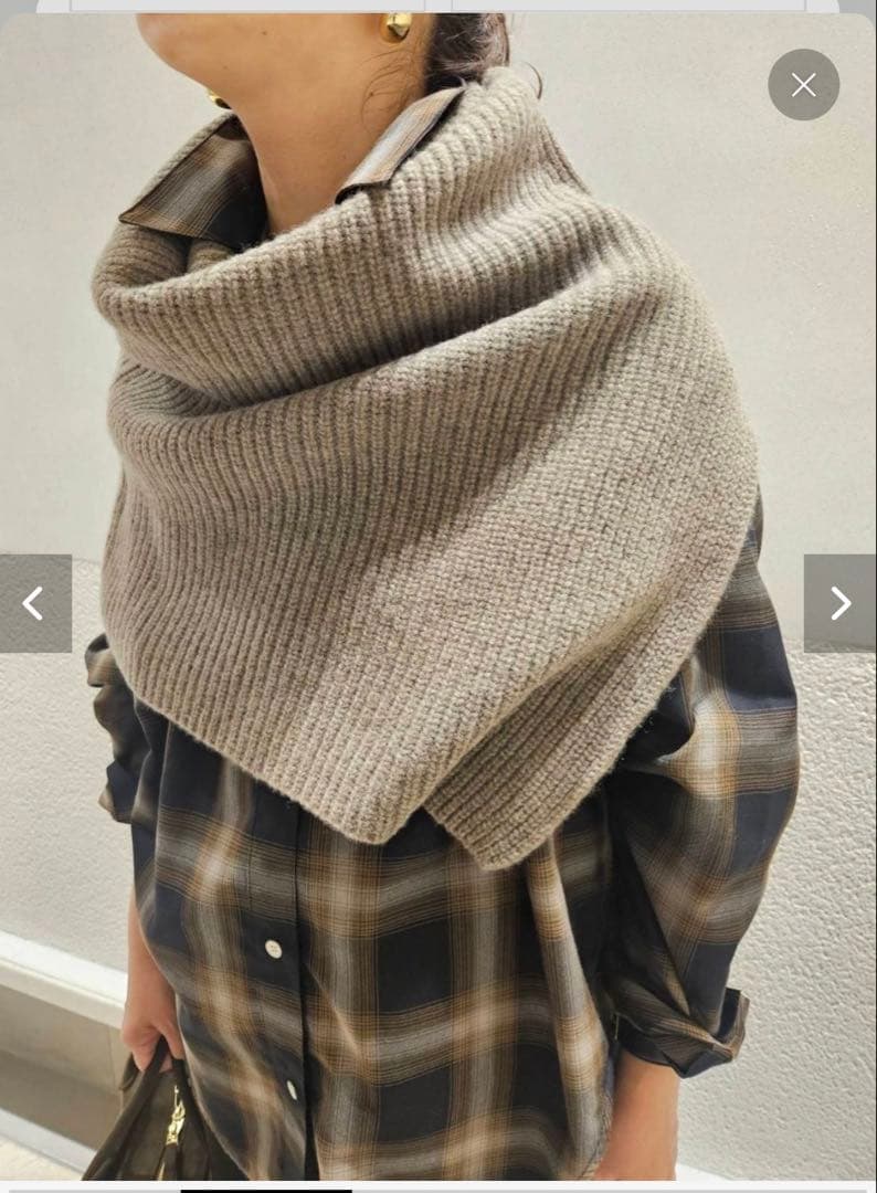 Spick and span ニットスヌード - メルカリ