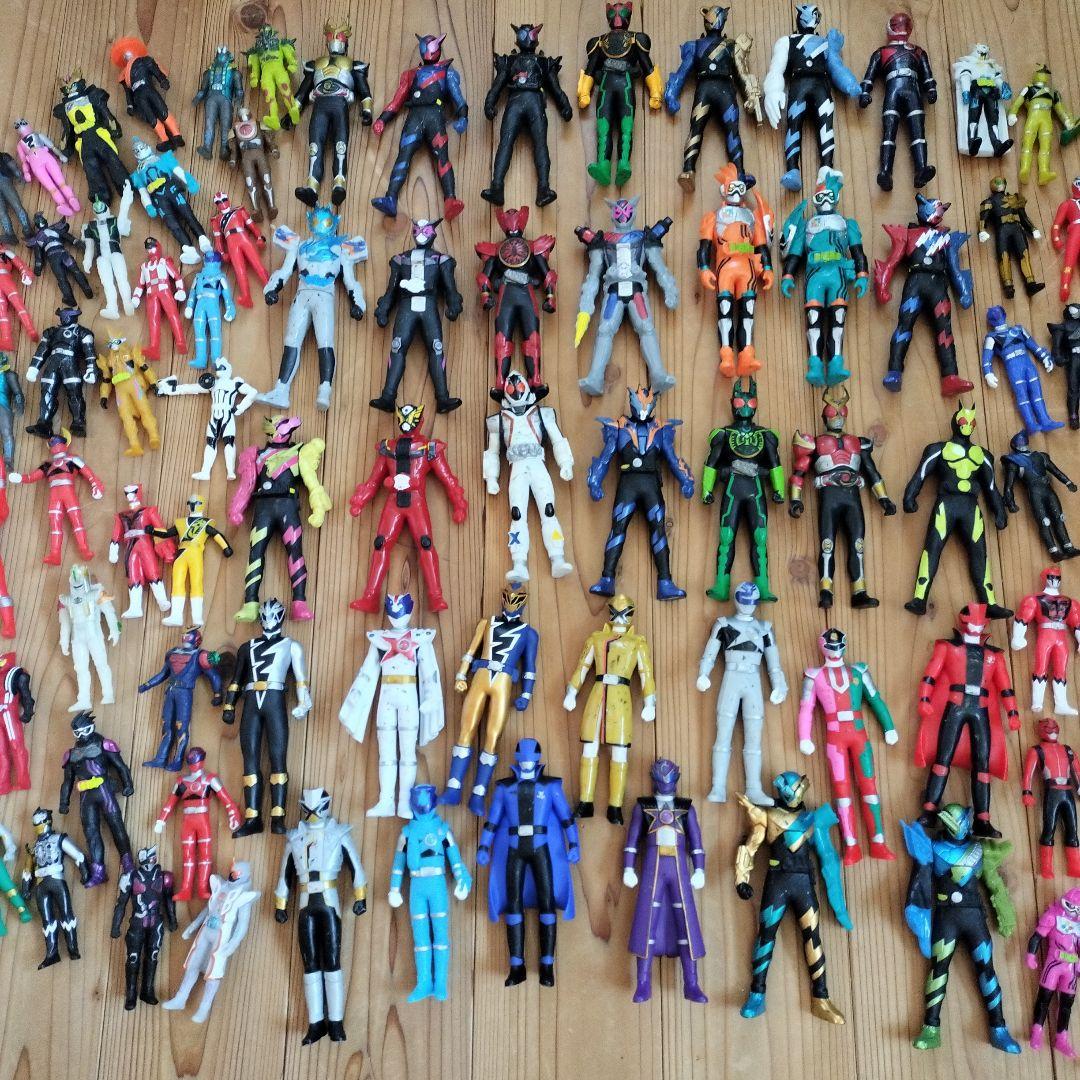 仮面ライダー ＆スーパー戦隊シリーズ ソフビ 約100体セット まとめ