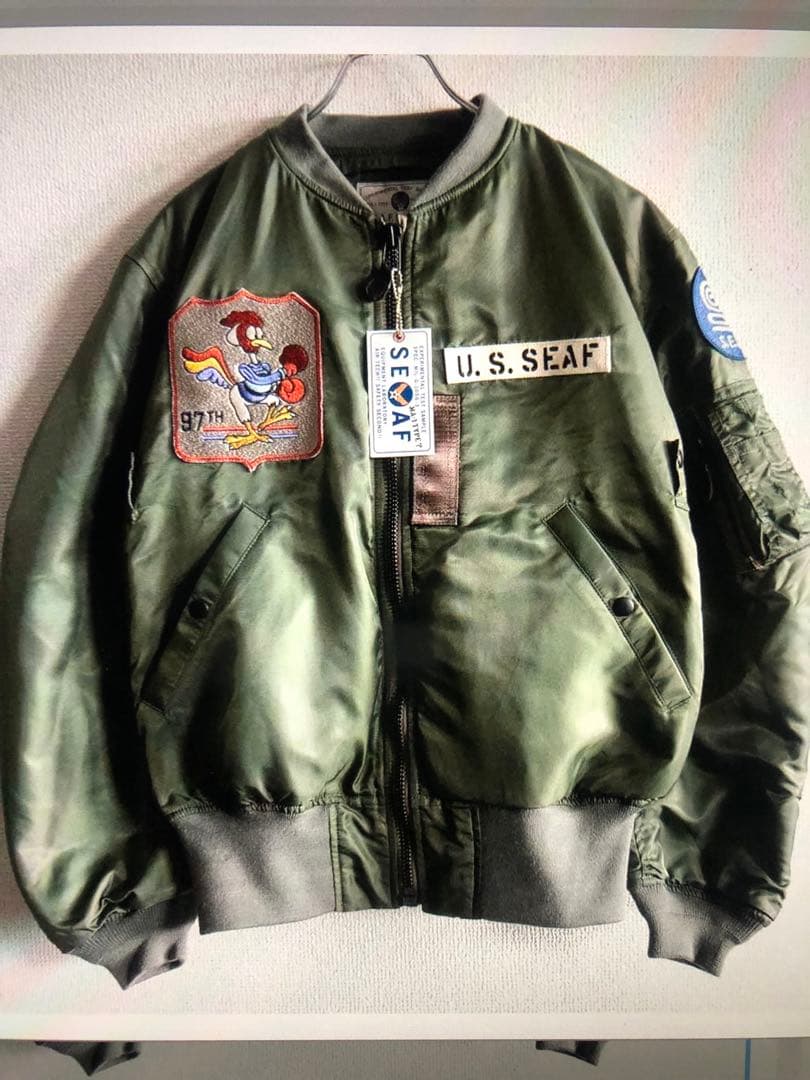世田谷ベース正式装備品U.S. SEAF MA-1ジャケット L トイズマッコイ
