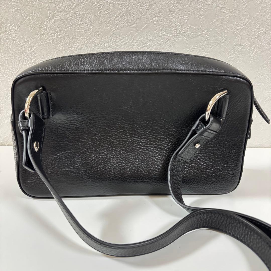 MOTHERHOUSE レザー リニア 2way ショルダー バッグ ブラック - メルカリ