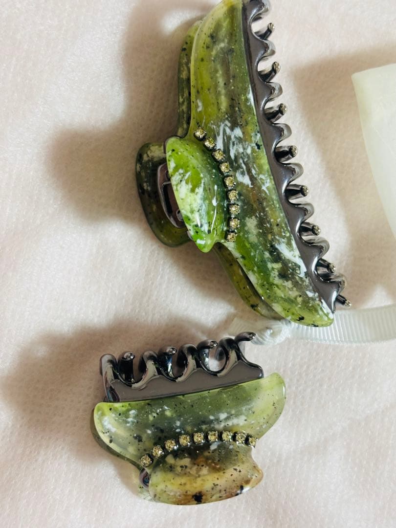 2個セット/極美品】アッカ acca クリップ ニューコラーナ マーブル