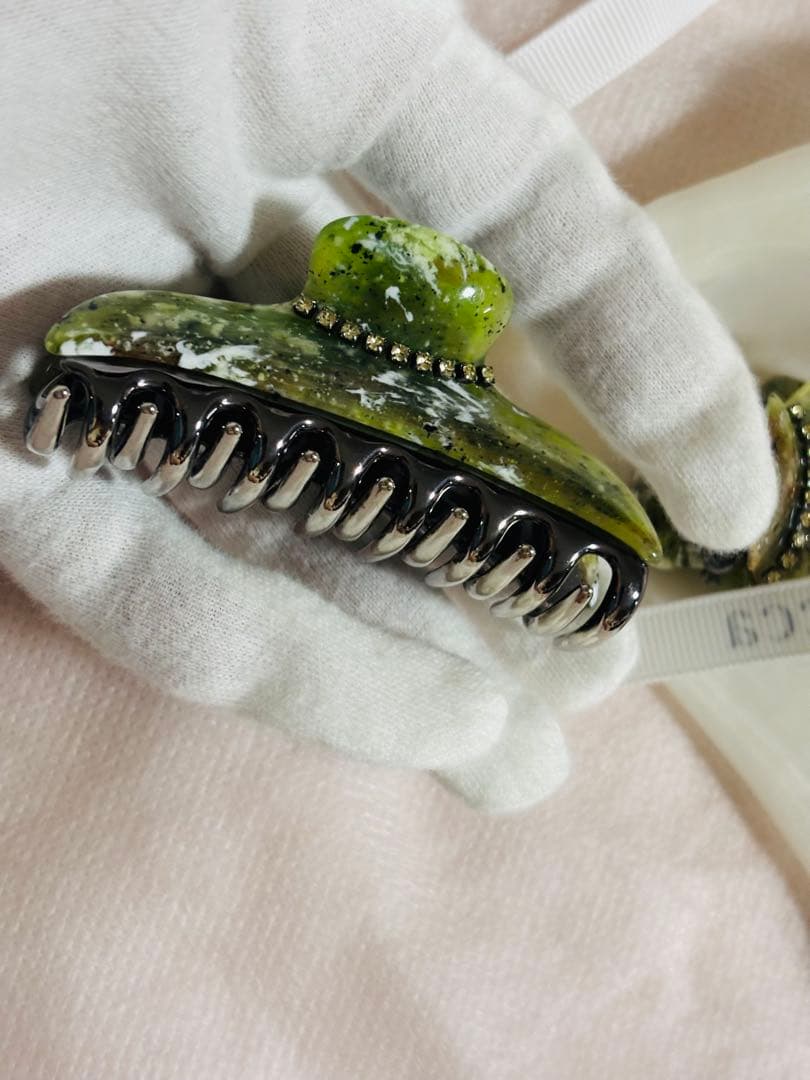 2個セット/極美品】アッカ acca クリップ ニューコラーナ マーブル