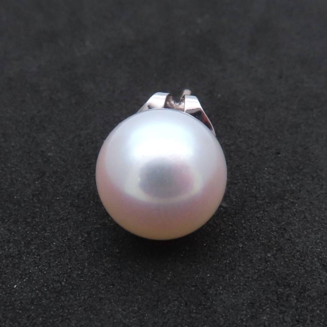 タサキ 大粒 パール ホワイト ゴールド ピアス 片耳 UM25 タサキ デインジャー ガルパー パール ダイヤ 片耳 レディース K18