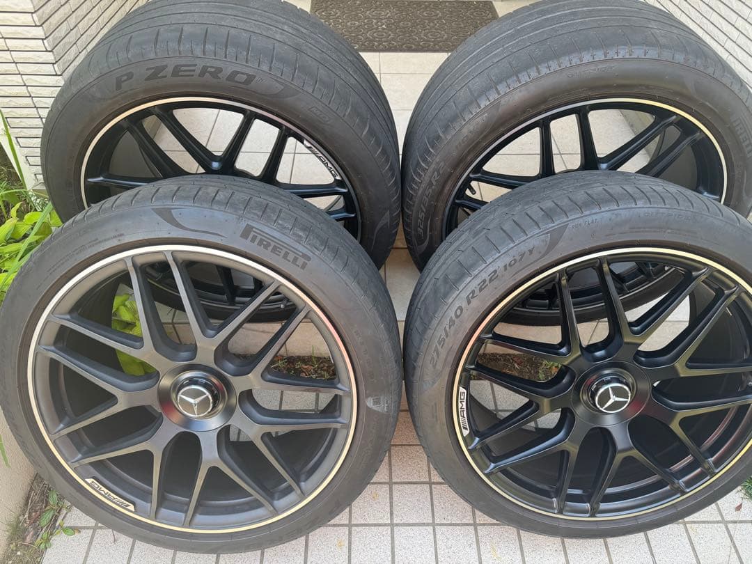 ベンツAMG GLE 63 W167　２２インチ ホイールのみ 正規品】ベンツ W167 GLEクラス AMGライン 純正 20in 9J +57/+44