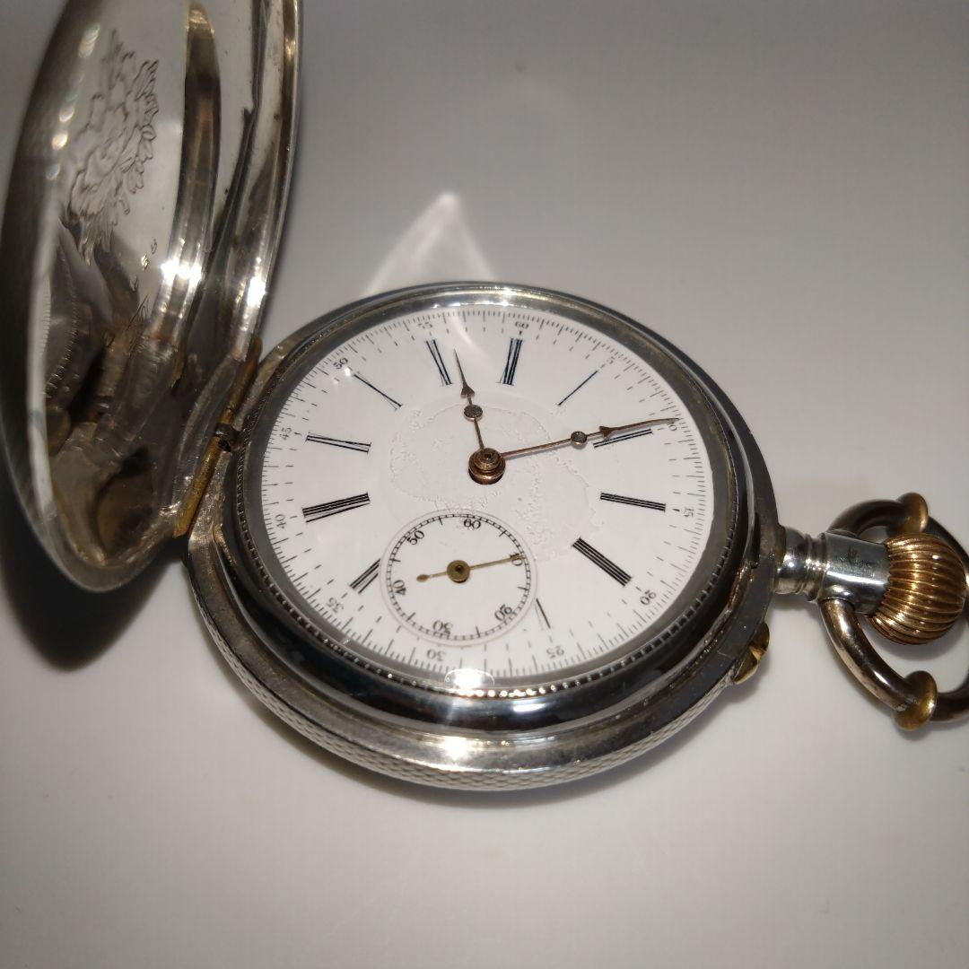 希少 精工舎 シルバー製 懐中時計 1900年代 アンティーク ビンテージ