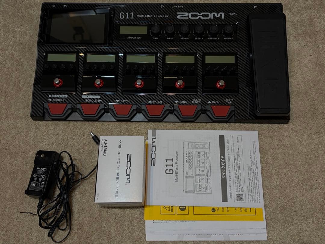 ZOOM G11　Multi Effecter マルチエフェクター　ズーム ズーム（zoom） ZOOM G11 Multi-Effects Processor for Guitarists