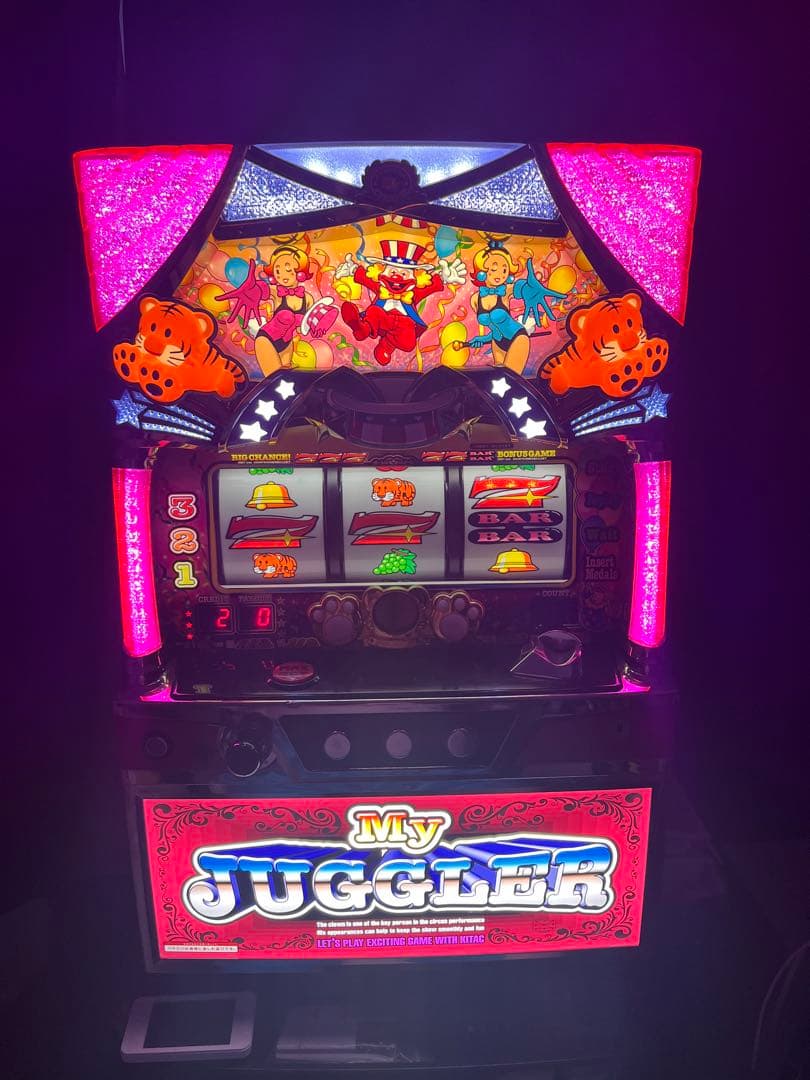 sマイジャグラー5(Ⅴ) 実機(データカウンター、イヤホンコンバーター付