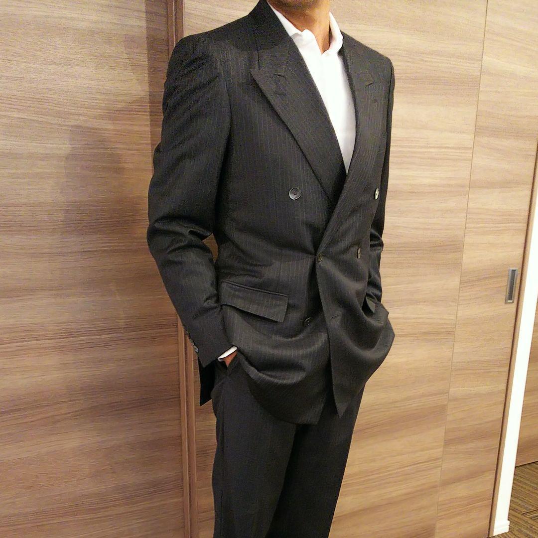 イブサンローラン yves saintlaurent ダブルスーツ - メルカリ