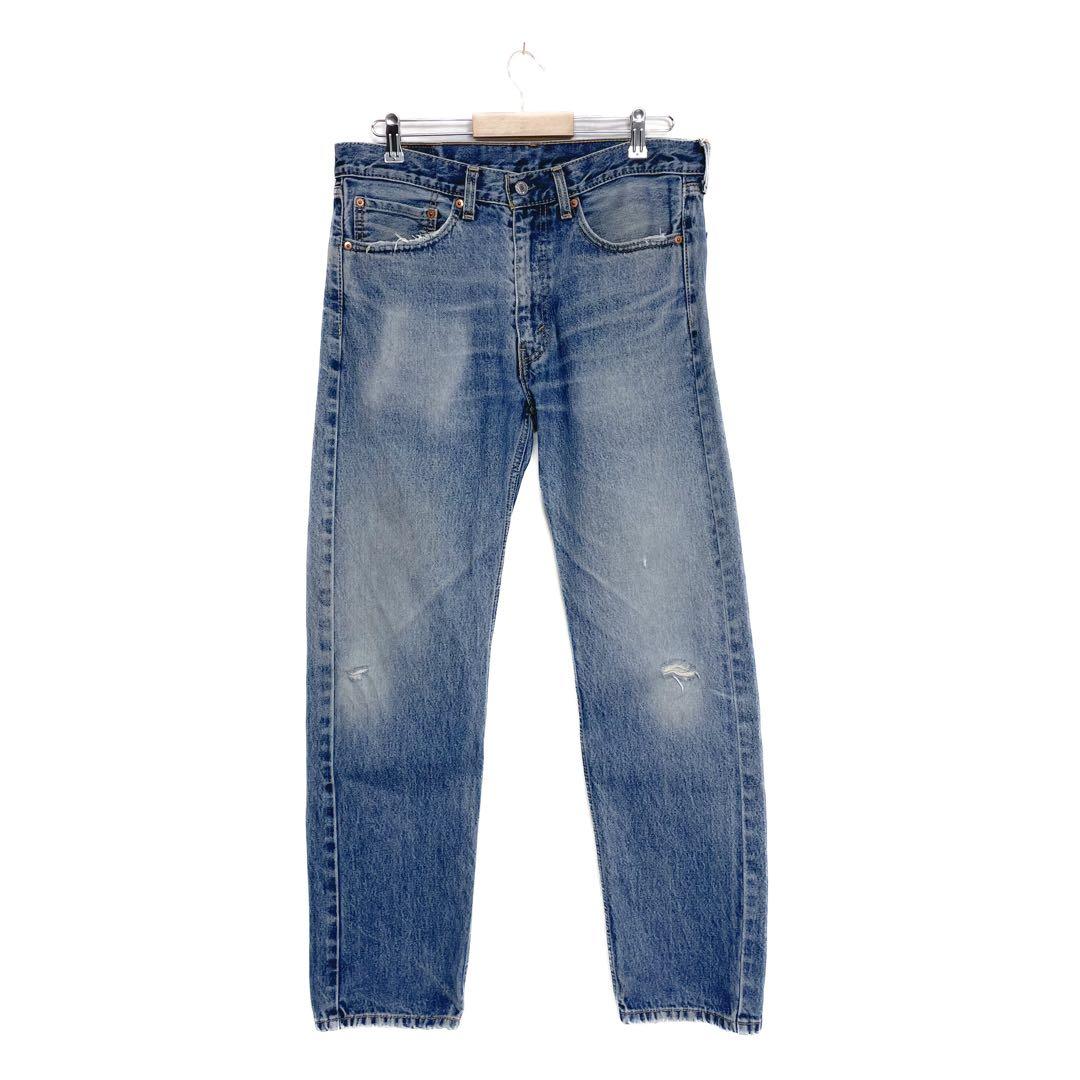 鬼ヒゲ リーバイス Levi's 505 デニムパンツ W36 L30 ジーンズ - メルカリ