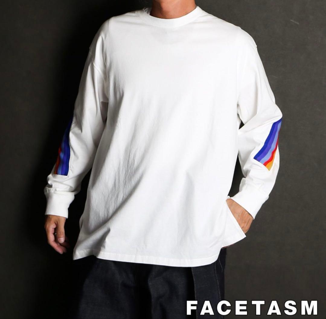 FACETASM RIB LONG SLEEVE TEE サイズ5【L】 FACETASM（ファセッタズム）の「FACETASM/ファセッタズム RIB LONG