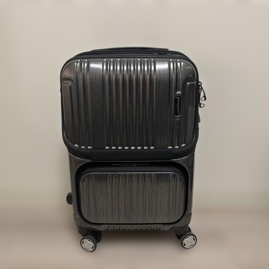 BERMASフロントオープン キャリーケース BERMAS（バーマス） スーツケース フロントオープン 容量拡張