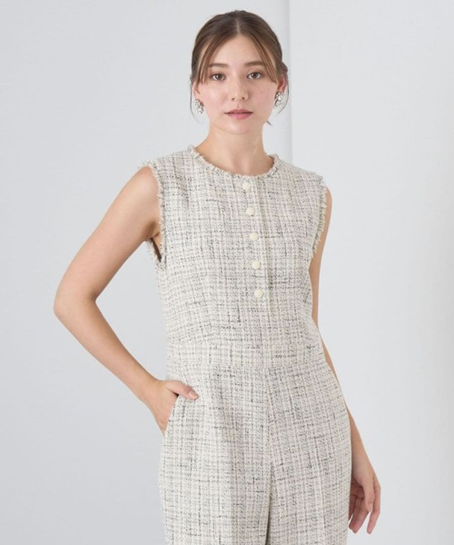 ANAYI オールインワントライスピンツィードオールインワン※ きき ANAYI オールインワントライスピンツィードオールインワン※ きき様専用