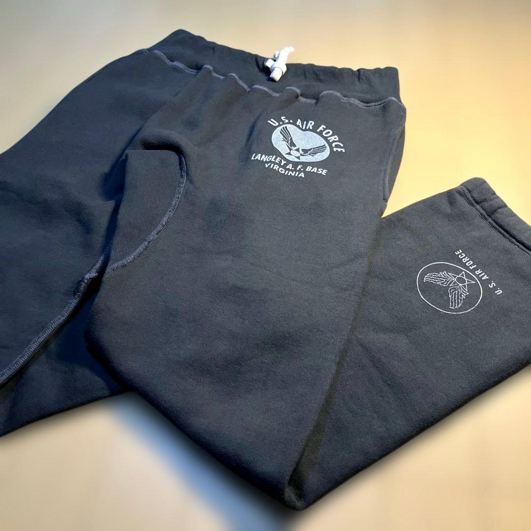 バズリクソンズ　U.S.AIR FORCE スエットパンツ　BLACK 美品