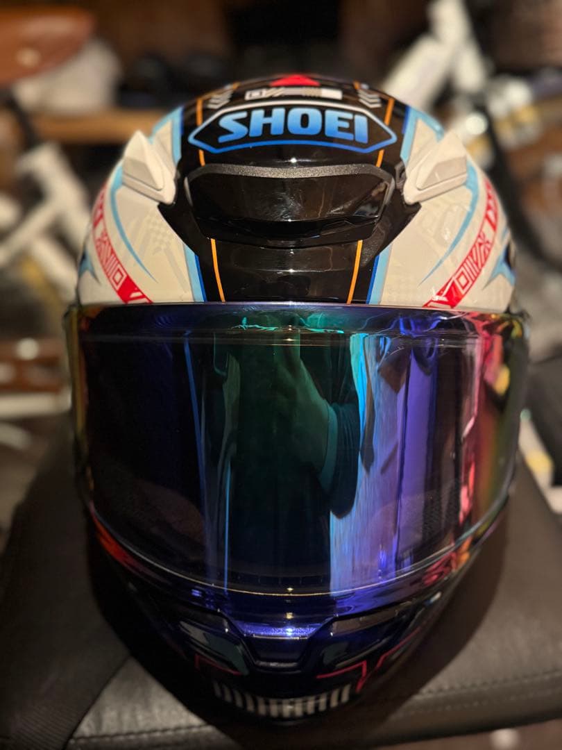 Kaz　SHOEI Z-8 限定カラー　ミラーシールド　美品　XL 6 値下げ 無傷の美品 SHOEI Z-8 ミラーシールド&クリアシールド XL
