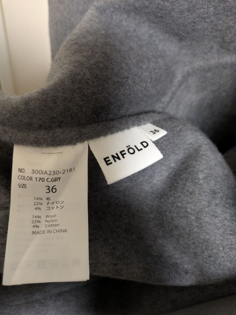 新品 ENFOLD サークルモッズコート サイズ36 - メルカリ