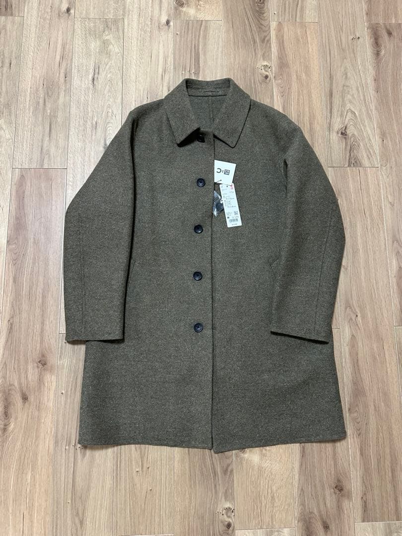 ユニクロC　ダブルフェイスコート UNIQLO C ユニクロC ダブルフェイスコート BLACK ブラック Lサイズ