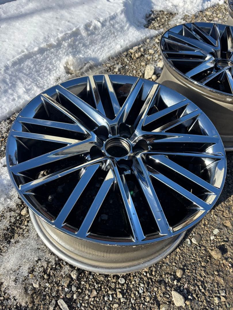 ②ゆ18インチ スパッタリング Yahoo!オークション -「ブラックスパッタリング」(18インチ) (ホイール