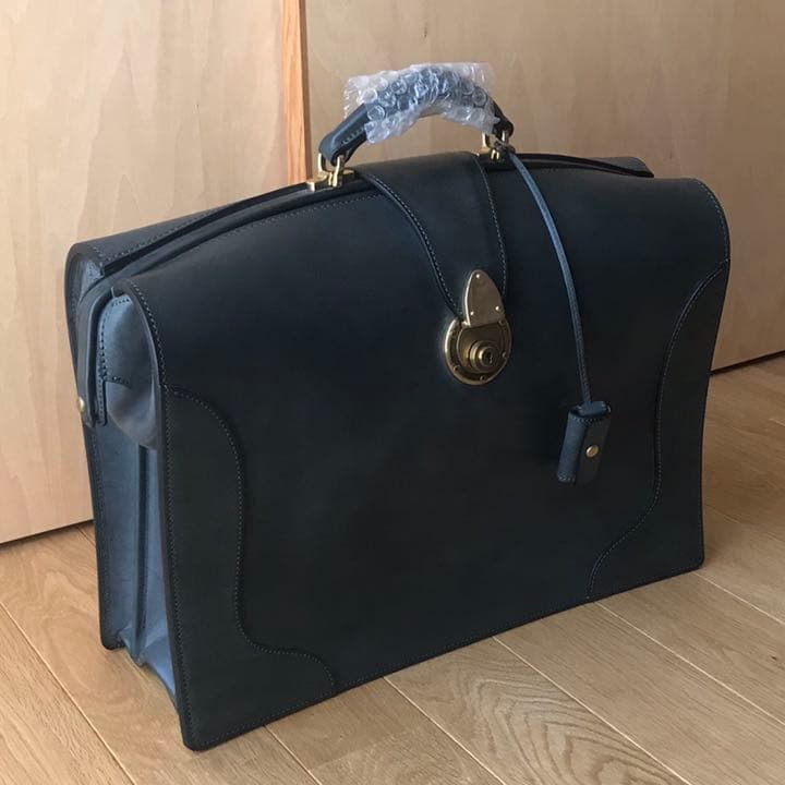 万双 ダレスバッグ ダークグリーン 三つマチ - メルカリ