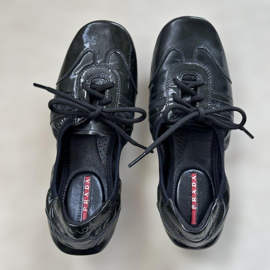 PRADA ブラック ドライビングシューズ - メルカリ