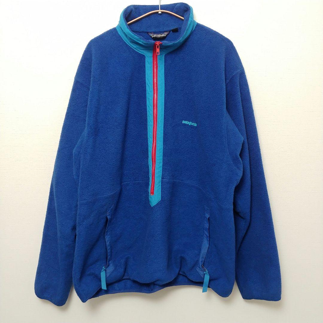 パタゴニア シンチラ フリース ハーフジップ 三角タグ XLサイズ Patagonia Synchilla 3-D Zip Neck Medium 1992年 パタゴニアの