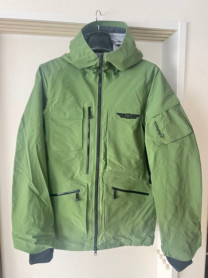 【美品】NORRONA SKI/BOARD 上下セットウェア BLACK SNOW スノボウェア メンズ 上下セット スノーボードウェア