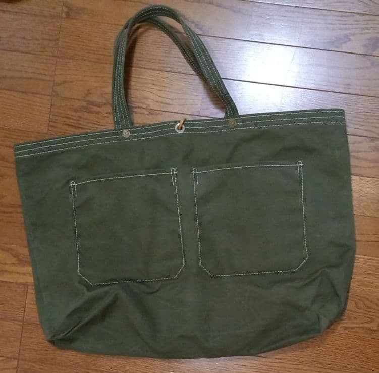 ブランドファッション - 一澤帆布製 大型トートバッグ オリーブグリーン