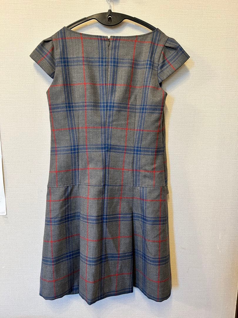 York land チェック柄 半袖ワンピース 7号 ヨークランド - メルカリ