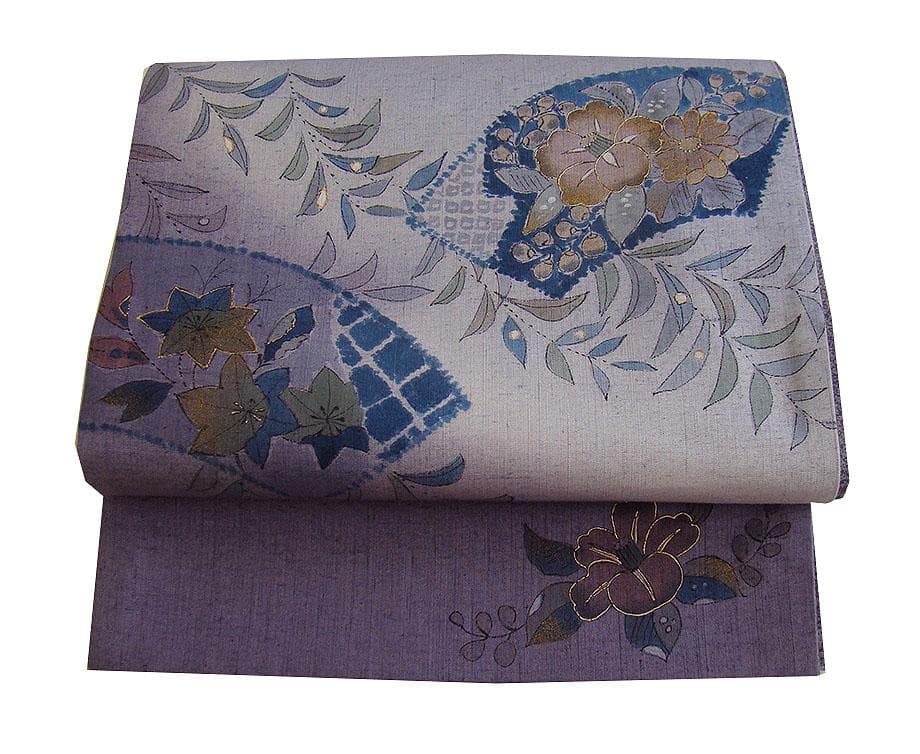 本場縞大島紬・訪問着＆紬袋帯・帯〆・帯揚げセット（正絹）仕立上り