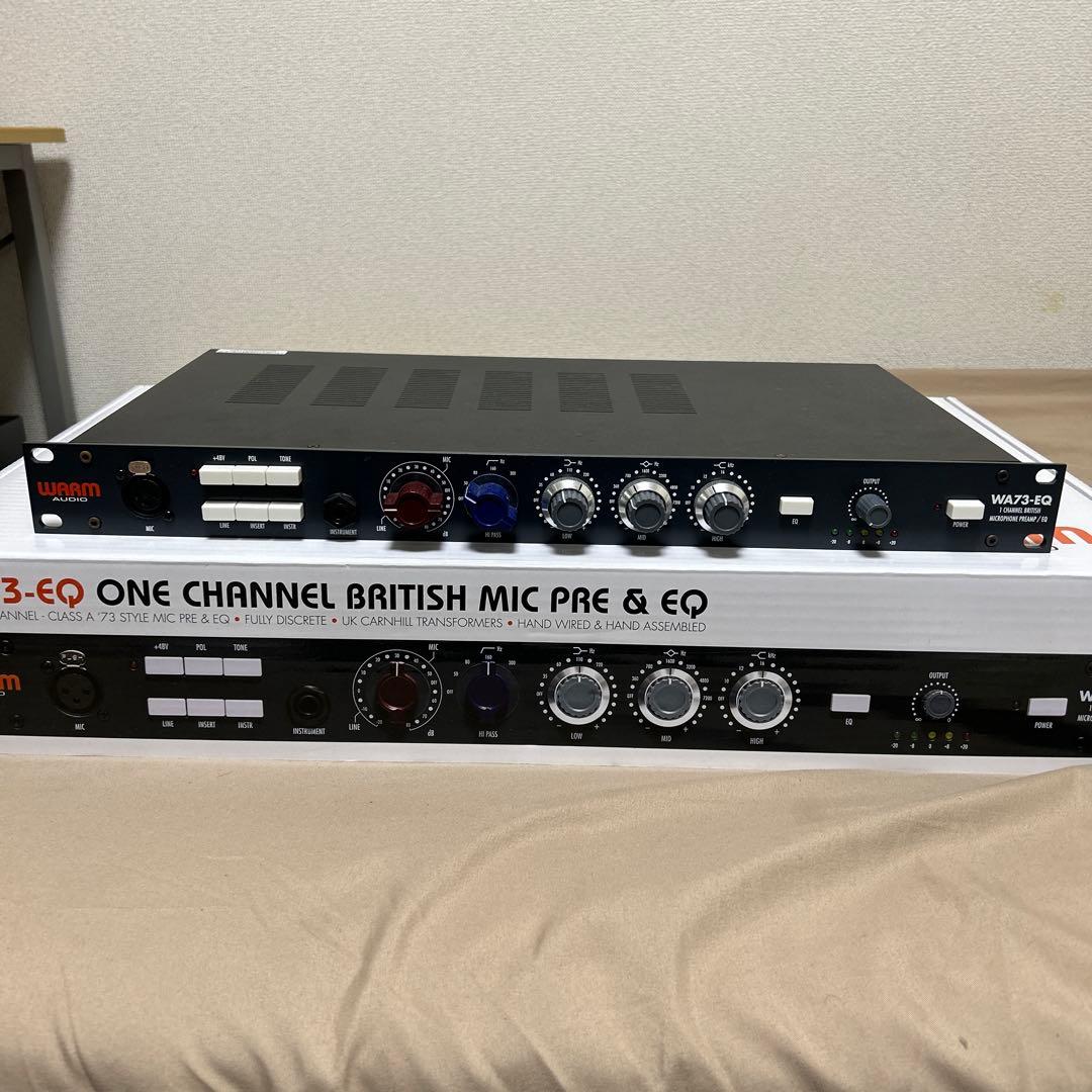 WA73-EQ マイクプリアンプ EQ機能付き Warm Audio WA73-EQ Microphone Preamp & EQ | FrontEndAudio.com