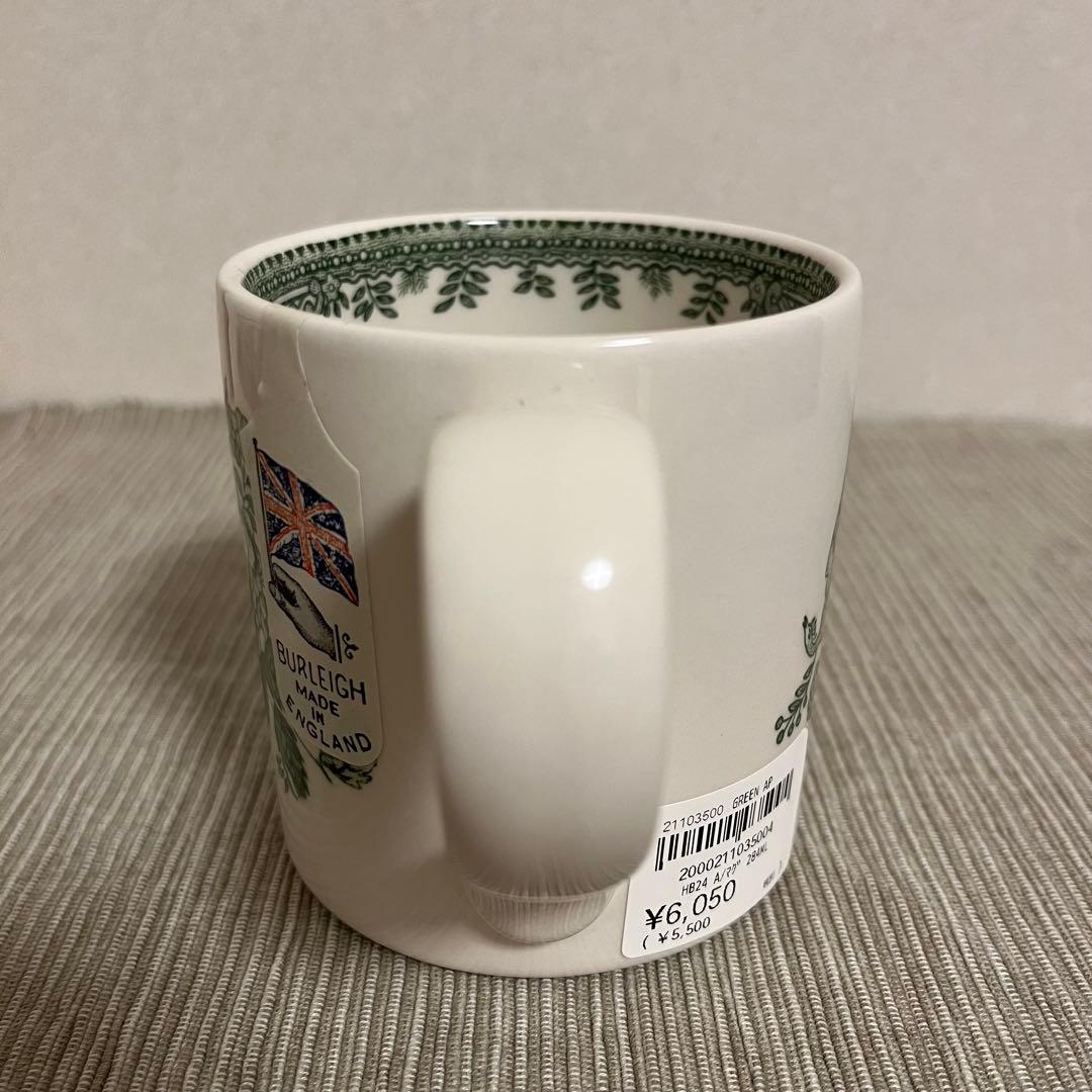 バーレイ グリーン アジアティックフェザンツ マグ シュガーボウルS