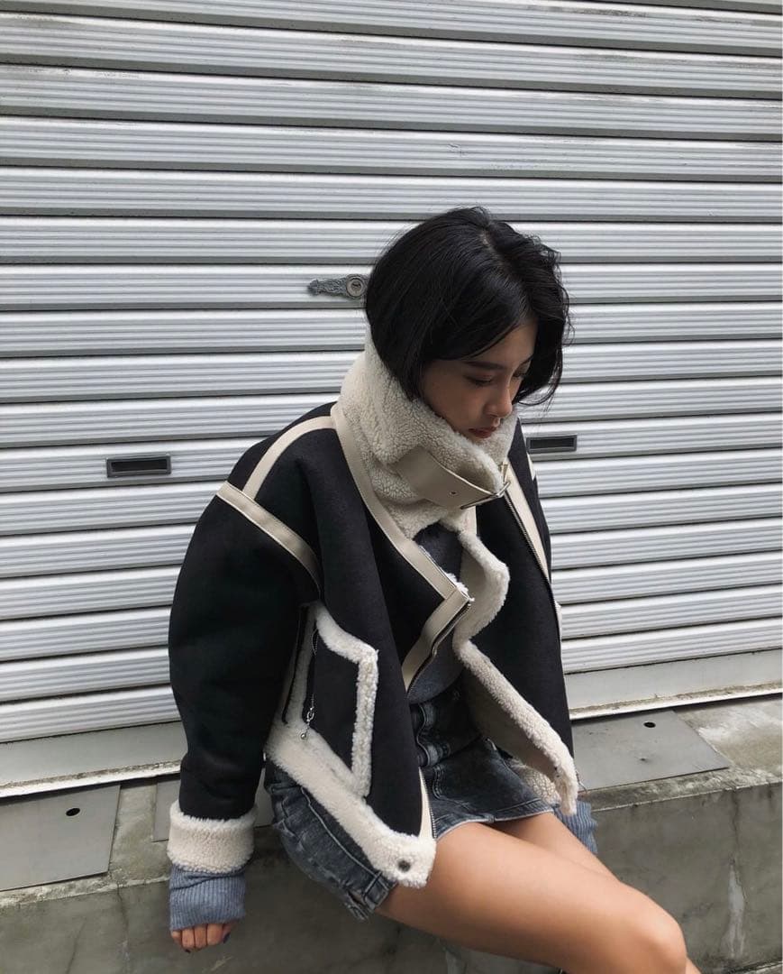 juemi ムートンジャケット - メルカリ