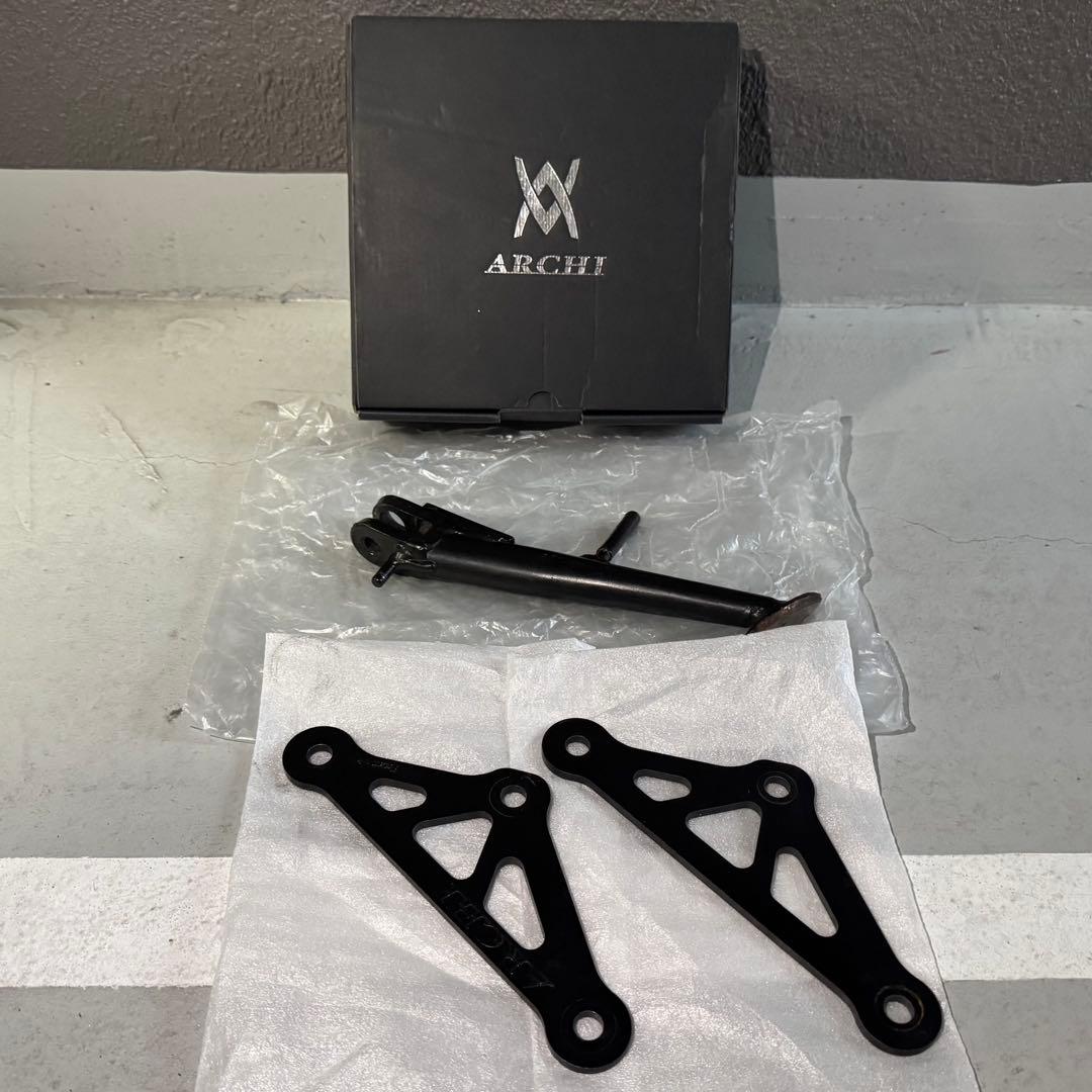 Z900RS　PMC　ARCHI　ショートスタンド　ローダウンリンク Z900RS ローダウンリンクプレート＆ショートサイドスタンドセット