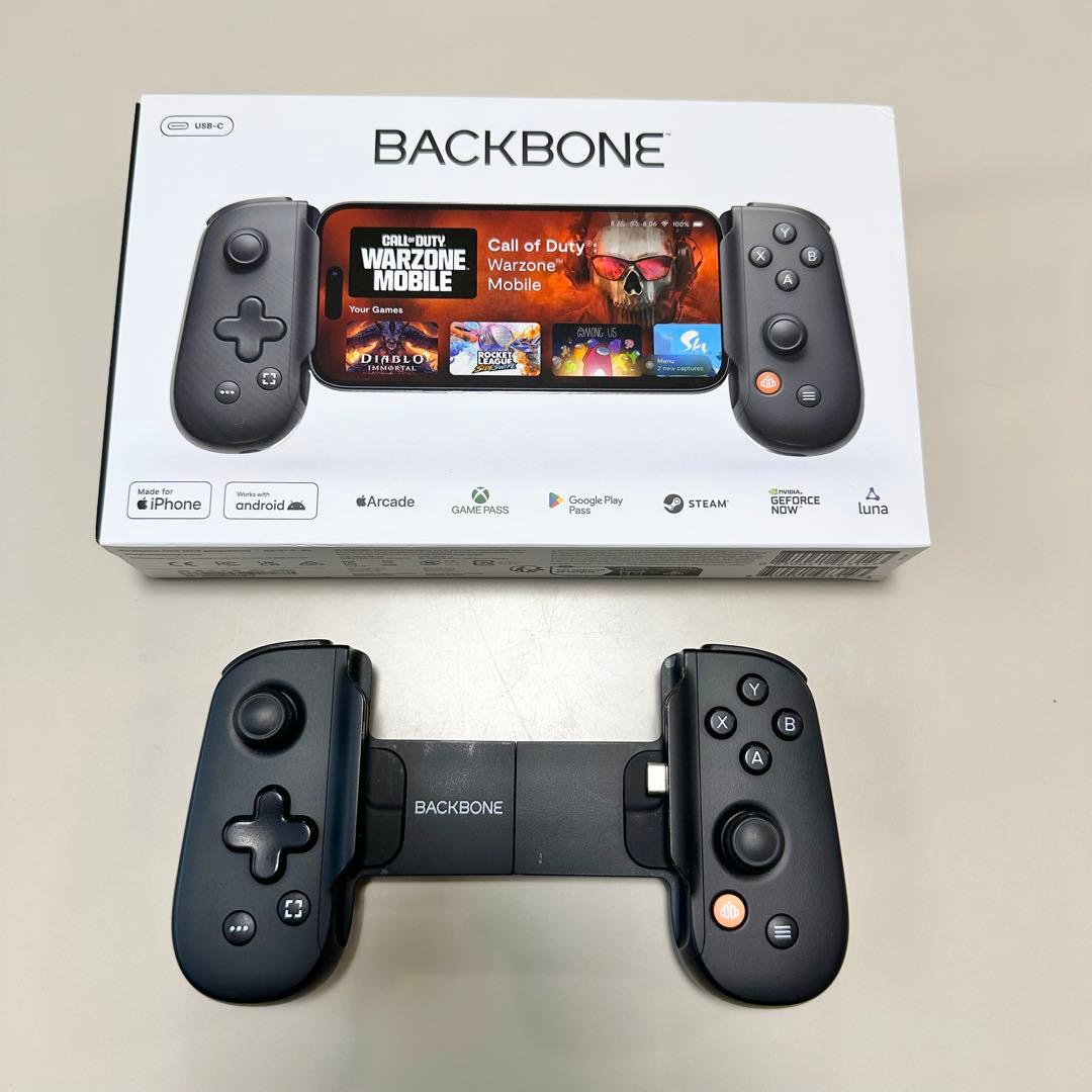 BACKBONE ONE スマホ ゲームコントローラー USB-C Amazon.com: BACKBONE One Mobile Gaming Controller, USB-C Phone
