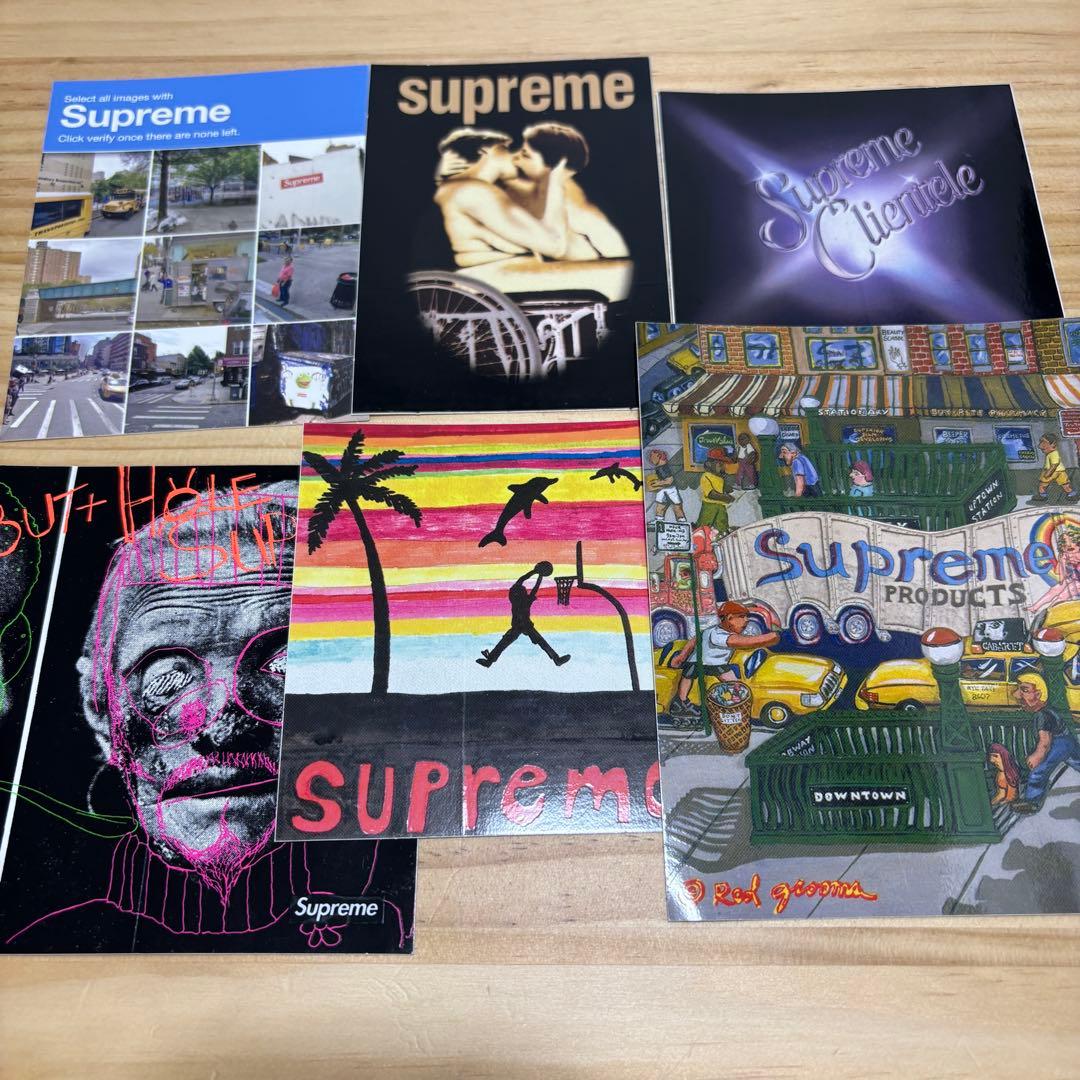 supremeステッカーセット 6枚 - メルカリ