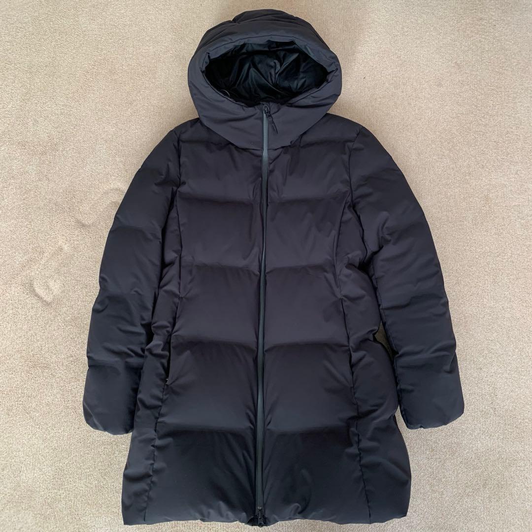 ユニクロ シームレスダウンショートコート ブラック L - メルカリ